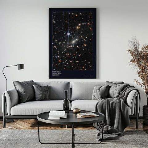 Deep Field - Contemporary Wall Art - Blue Version