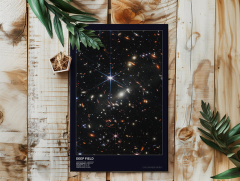 Deep Field - Contemporary Wall Art - Blue Version
