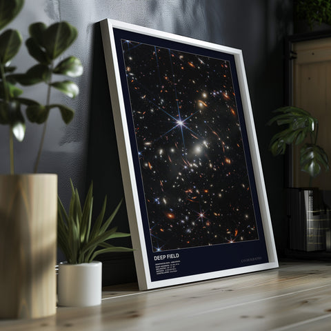 Deep Field - Contemporary Wall Art - Blue Version
