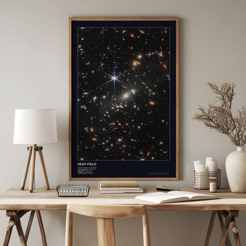 Deep Field - Contemporary Wall Art - Blue Version