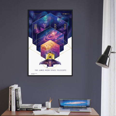James Webb - Telescope Poster Series - Framed Wall Art Poster