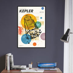 Kepler - Telescope Poster Series - Framed Wall Art Poster