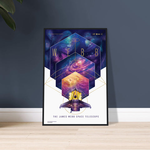 James Webb - Telescope Poster Series - Framed Wall Art Poster