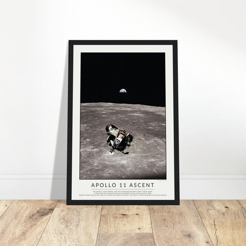 Apollo 11 Ascent - Spaceflight Minimalist Photography