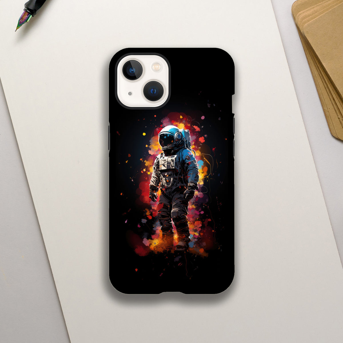 Banksy Astronaut 2 - Tough Phone Case iPhone 14-11, XS, XS Max, XR, X, / Samsung S23-S20