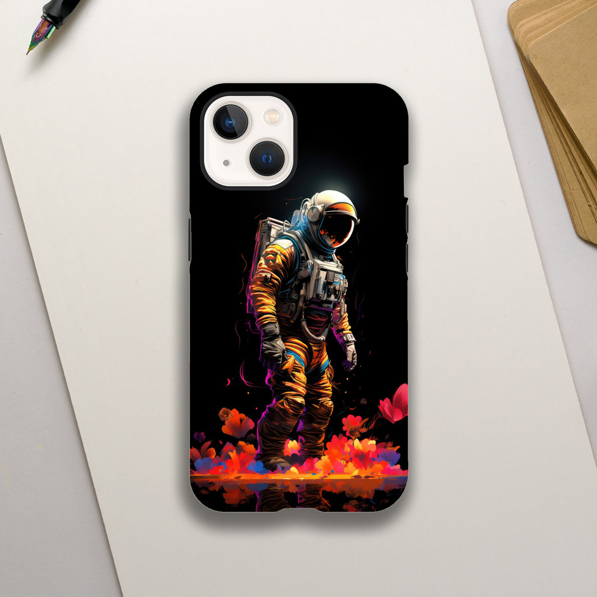 Banksy Astronaut 1 - Tough Phone Case iPhone 14-11, XS, XS Max, XR, X, / Samsung S23-S20