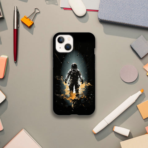 Starry Voyager Astronaut 1 - Tough Phone Case iPhone 14-11, XS, XS Max, XR, X, / Samsung S23-S20