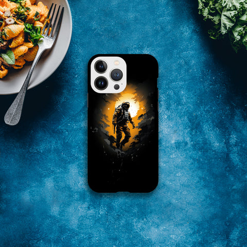 Starry Voyager Astronaut 2 - Tough Phone Case iPhone 14-11, XS, XS Max, XR, X, / Samsung S23-S20