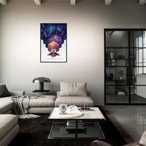 James Webb - Telescope Poster Series - Framed Wall Art Poster