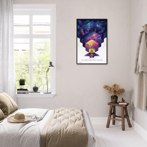 James Webb - Telescope Poster Series - Framed Wall Art Poster