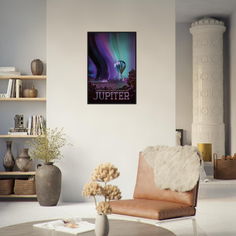 Jupiter - Visions of the Future - Framed Wall Art Poster