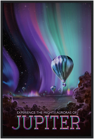 Jupiter - Visions of the Future - Framed Wall Art Poster