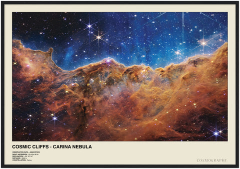 Cosmic Cliffs - Contemporary Wall Art
